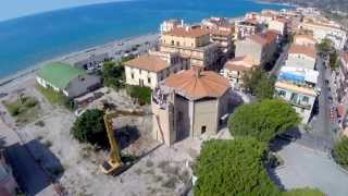 demolizione Chiesa S.Marco a Cetraro 1° giorno  - 01.10.2014