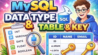 🚀 MySQL Tutorial for Beginners | Data Types, Tables & Keys Explained