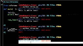 Python colorama 03 Background