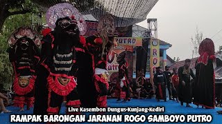 Rampak Barongan Jaranan ROGO SAMBOYO PUTRO Live Kasembon Dungus Kunjang Kediri