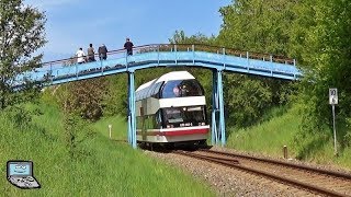 Hohndorf mit Führerstandsmitfahrt, VT 670 'Diesel-IC2' Alma, Dampfsonderzug, City-Bahn Chemnitz