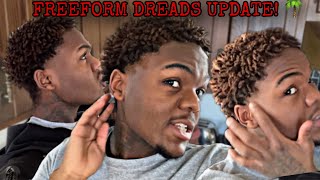 I NEVER Expected my DREADS to do This! | Freeform Dreads Update