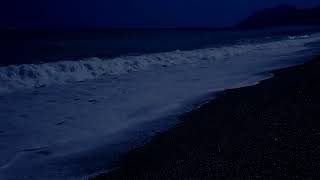 Falling Asleep With The Waves On A Peaceful Night - Deep Sleeping On A Beach In Portugal