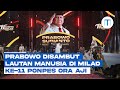 Prabowo Disambut Lautan Manusia di Milad ke-11 Ponpes Ora Aji Jogyakarta