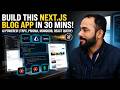 Build a Full Stack AI Blog App in 30 Min | Next js, tRPC, TanStack Query, Prisma & MongoDB