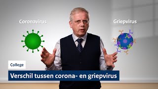 Wat is het verschil tussen het corona- en griepvirus? | College #7 met professor Van Dongen