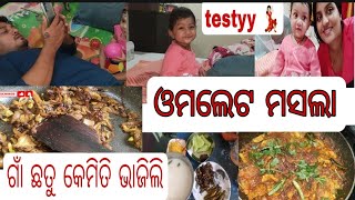 Pakhal ସାଙ୍ଗେ  ଗାଁ ଛତୁ vaja #omelette Curry #ମୋ ମନ ପସନ୍ଦର ଖାଇବା puchkin au tushhar  dustami sununi