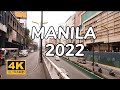 MANILA 2022 | Walking tour | Nomadic Ph | 4K