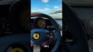 Acceleration 200-300 km on Ferrari 458