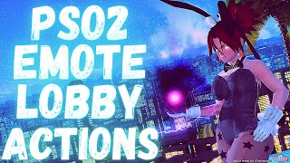 PSO2 638 [Shiva Pose 2] Emote Lobby Action