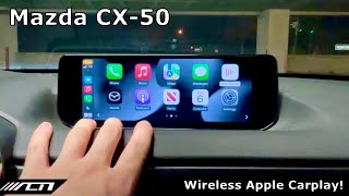 How to use Wireless Apple CarPlay in the 2023 Mazda CX-50!