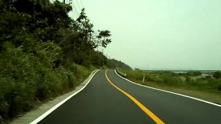 運転車窓動画　寺泊→弥彦 (1/2)　寺泊→道の駅 国上