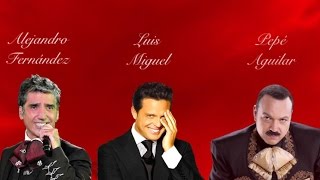 Alejandro Fernández, Luis Miguel y Pepe Aguilar (Cielo Rojo)