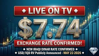 🚀 IQD Insider Special: Live TV Confirms $7.74 Dinar Rate! Open Cash-In Window Details! 🚨