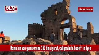 Zerzavan kalesine 350 bin ziyaret, çalışmalarla hedef 1 milyon(Videolu)