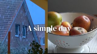 Vlog I A simple and cozy day I English Paper Piecing I Baking Apple Crumble