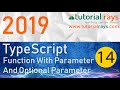 14 Function with Parameter and Optional Parameter Part 1, 2019 -Tutorial Rays | By Umar Rahman