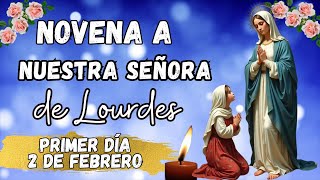 MILAGROSA N0VENA 🕯 A LA VIRGEN DE LOURDES. PRIMER DÍA. #lourdes #novena