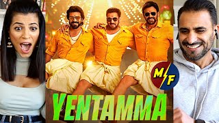 YENTAMMA Song REACTION!! - Kisi Ka Bhai Kisi Ki Jaan | Salman Khan, Ram Charan, Pooja Hegde