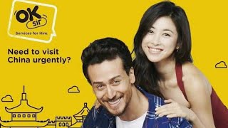 Tiger Shroffs New Ad Ok Sir With Chinese actress Zhu Zhu l Tiger Shroff songs lover 😍.