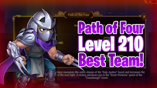 Best Team for Path of the Four Level 210 | Hero Wars Strategy | 15 Buff Only