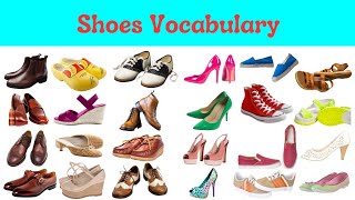 Types of Shoes in English with Pictures | Shoes English Vocabulary | All Shoes Names #shoes