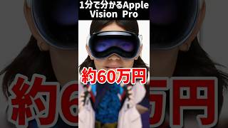 【1分解説】ついに国内販売されたApple Vision Proの性能とは？ #VR #AppleVisionPro #なでしこ大和 #Shorts