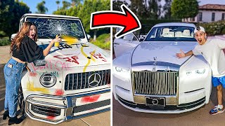 She Destroyed My Car, Then Surprised Me With My DREAM CAR!