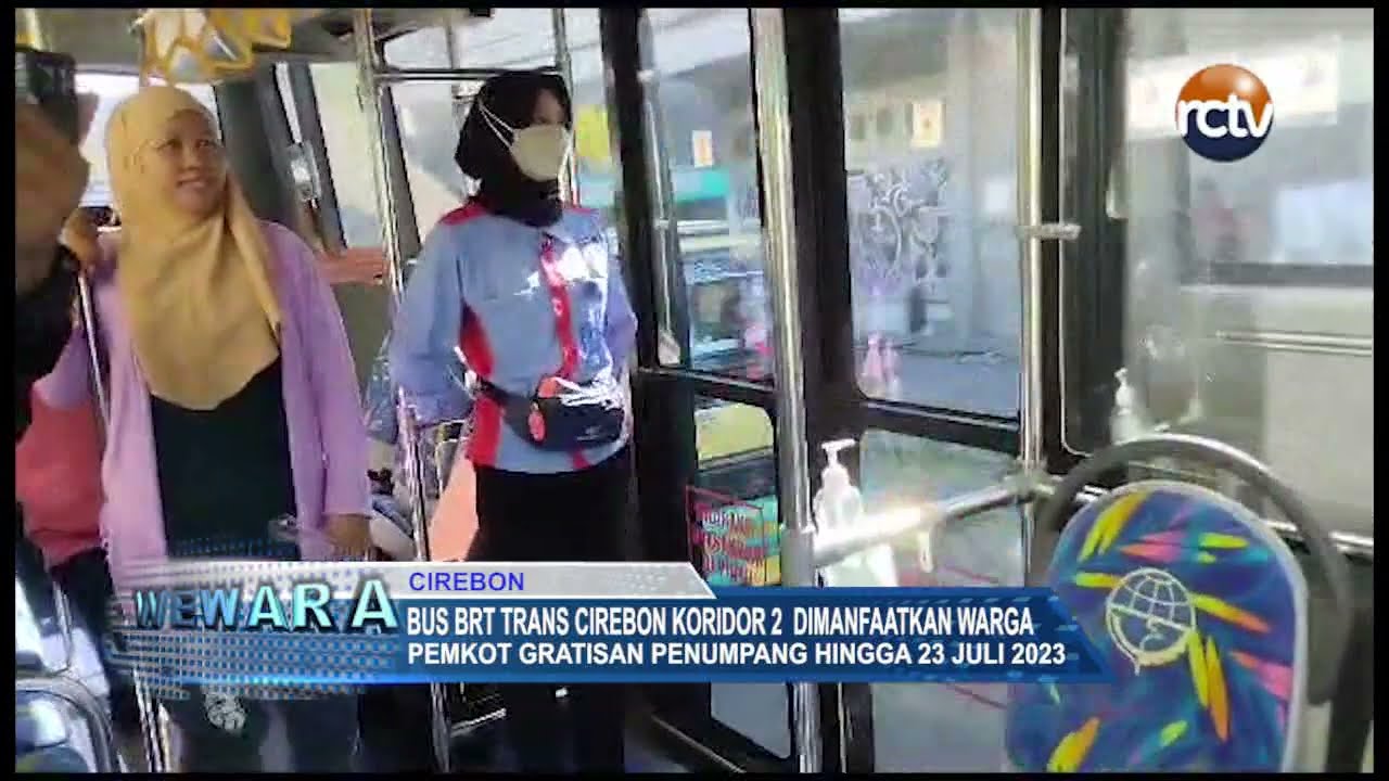 Bus BRT Trans Cirebon Koridor 2 Dimanfaatkan Warga - YouTube