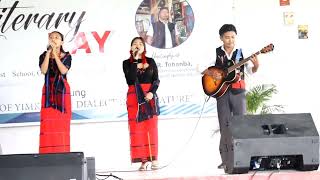 Western Yimkhiung Student's Union Literary Day Folk Fusion Song competition held at Old Showuba 2024