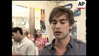 Chace Crawford has a Wii bit of fun; Speaks about Jackson director Kenny Ortega