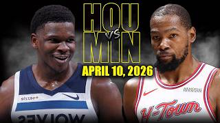 Houston Rockets vs Minnesota Timberwolves Full Game Highlights – April 10, 2026 | NBA Season