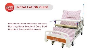 [ Installation Guide ] Multifunctional Hospital Electric Nursing Beds