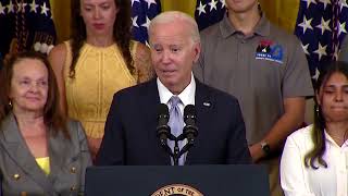 Inflation Reduction Act 'fell entirely to Democrats to deliver,' says Biden