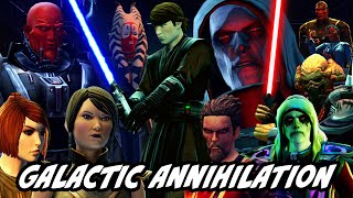 SWTOR ANAKIN SKYWALKER: JEDI KNIGHT CHAPTER 3 FINALE: GALACTIC ANNIHILATION FULL STORY