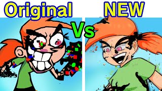 Friday Night Funkin' Vicky & Timmy OG VS New (Fairly OddParents) (Come Learn With Pibby x FNF Mod)