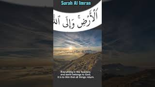 there is no God but Allah #alquran #allah #suraalimran #shorts #islamicstatus