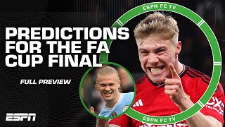 FA CUP FINAL PREDICTIONS 🔮 Does Manchester United stand a chance? | ESPN FC