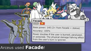 Flame Orb Guts Facade Arceus (pokemon showdown Balanced Hackmons SWEEP)