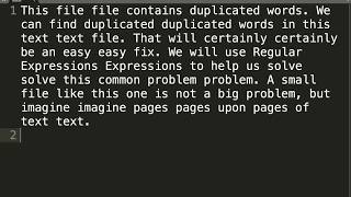 How to Quickly Find and Fix Duplicated Words Using Regular Expressions