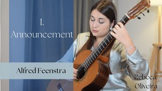 A. Feenstra: The Jesus Christ Suite:  I - Announcement | Performed by  Rebeca Oliveira