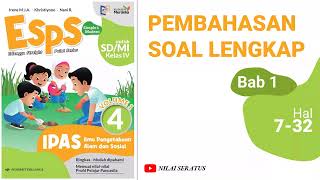 JAWABAN SOAL | Bab 1 | ESPS IPAS Kelas 4 SD Vol1 | Kurikulum Merdeka