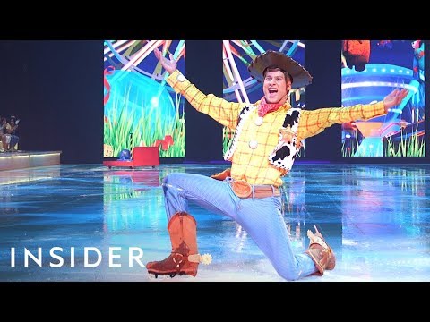 How much does a Disney on Ice skater make a year?