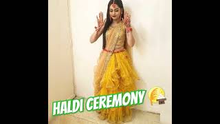 Yrkkh actress haldi ceremony beautiful picture 💞😊🦋💞 #yrkkh #shorts #viral #video #trending #status