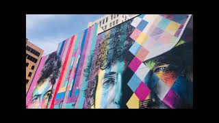 Bob Dylan Mural @ 1, S 5th street, Minneapolis