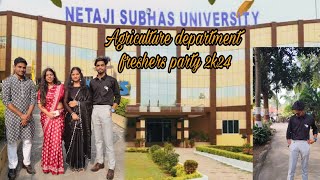 Netaji Subhas University Agriculture department freshers party 🥳🎉||Dosto ke sath full enjoyment ❤️