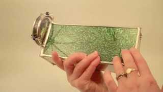 Ella Rose Glass Kaleidoscope by Marc Tickle in Emerald Green