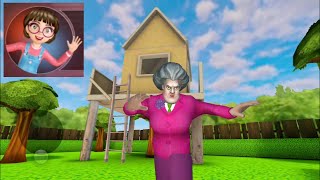 Scary Teacher 3D Version 5.18 | Tani Use The Treehouse To Hide From Miss T