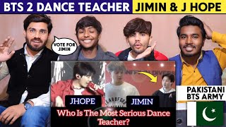 Who is The Most Serious Dance Teacher J Hope Or Jimin - Pakistani Reaction - Shan Rajpoot