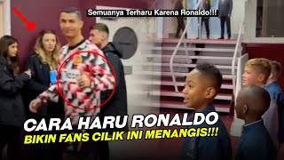 ASTON VILLA LITTLE FANS CRYING,🥺 Ronaldo's Action To Little Fans Before the Match Starts